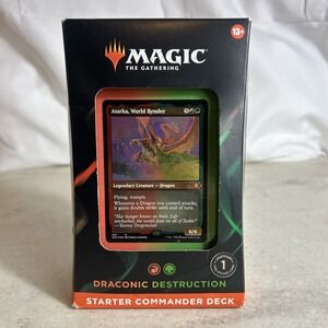 Starter Commander Deck - Draconic Destruction MTG Brand New Sealed